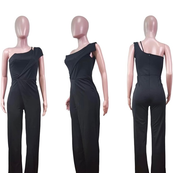 Sexy one shoulder jumpsuit - Picture 5 of 11